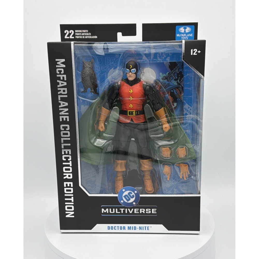 McFarlane DC Multiverse Doctor Mid-Nite JSA Collector Edition Figure‎ NIB